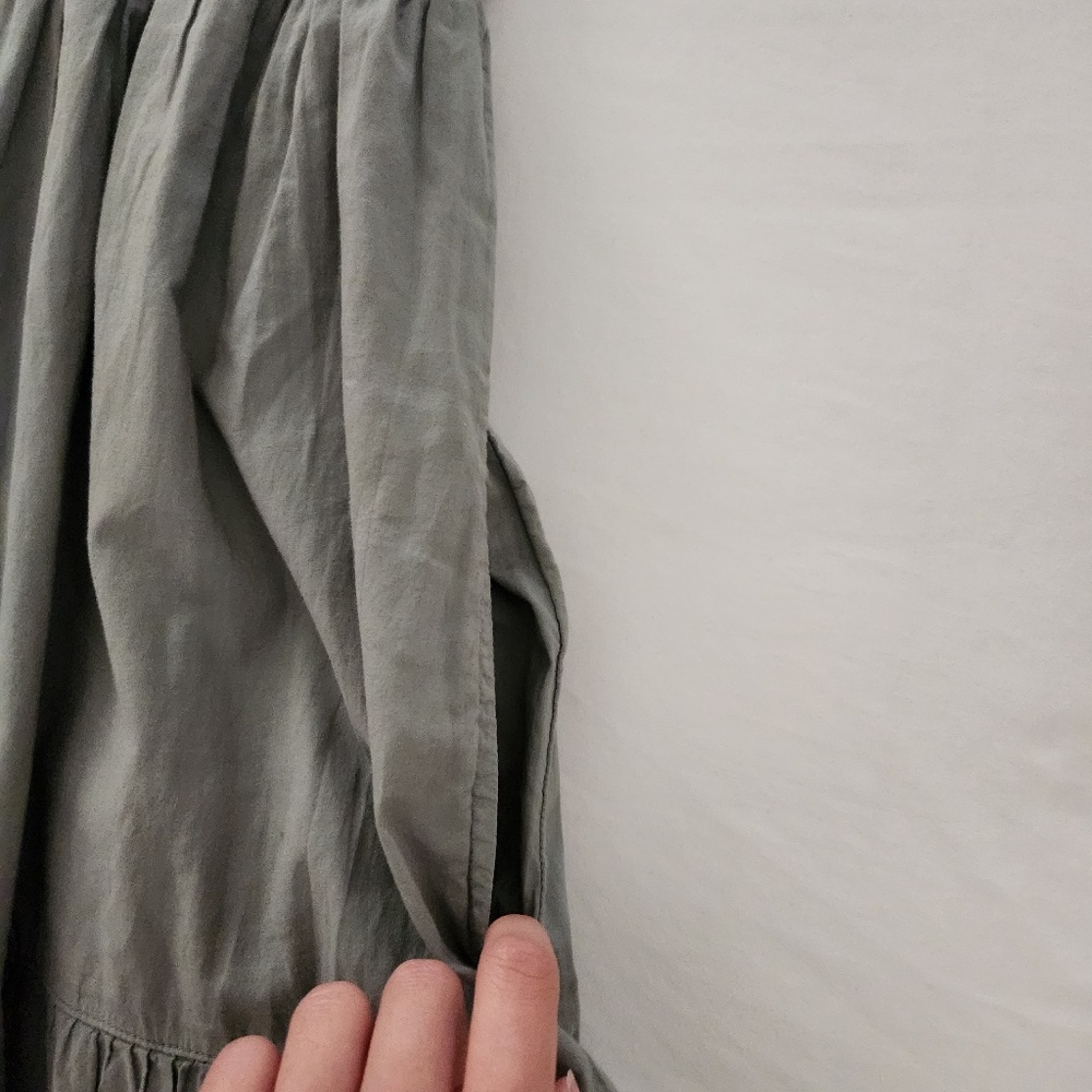XIRENA Lorraine Tiered Maxi Dress in Olive Green - Size XS - Picture 4 of 7